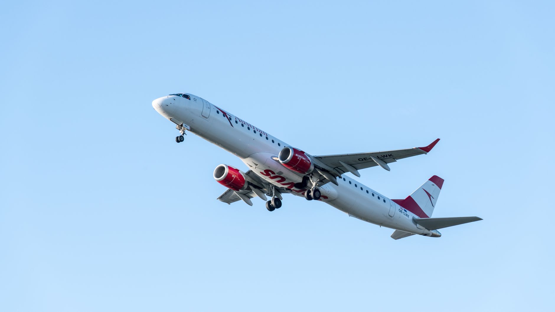 Vliegtuig van Austrian Airlines