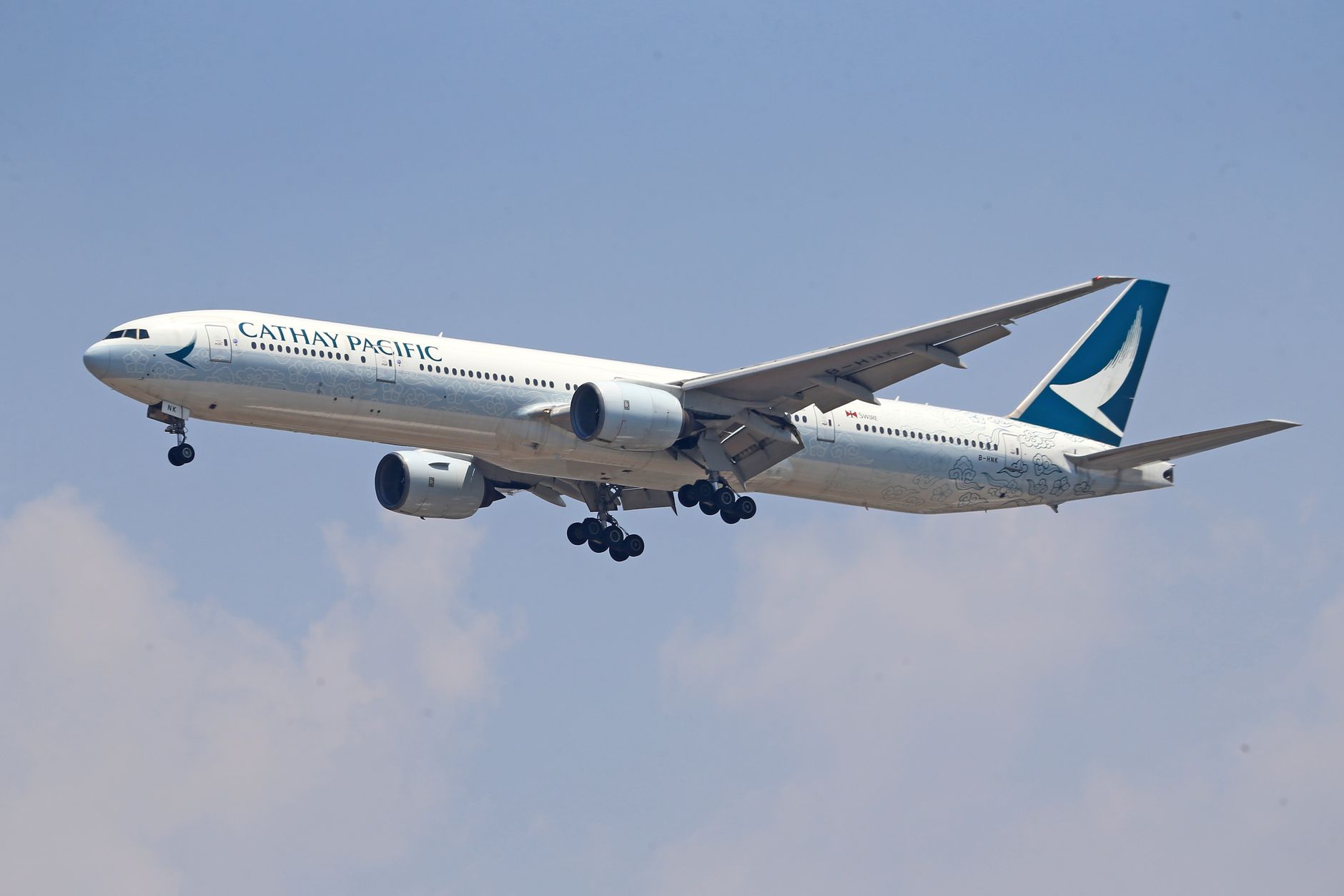 Vliegtuig van Cathay Pacific