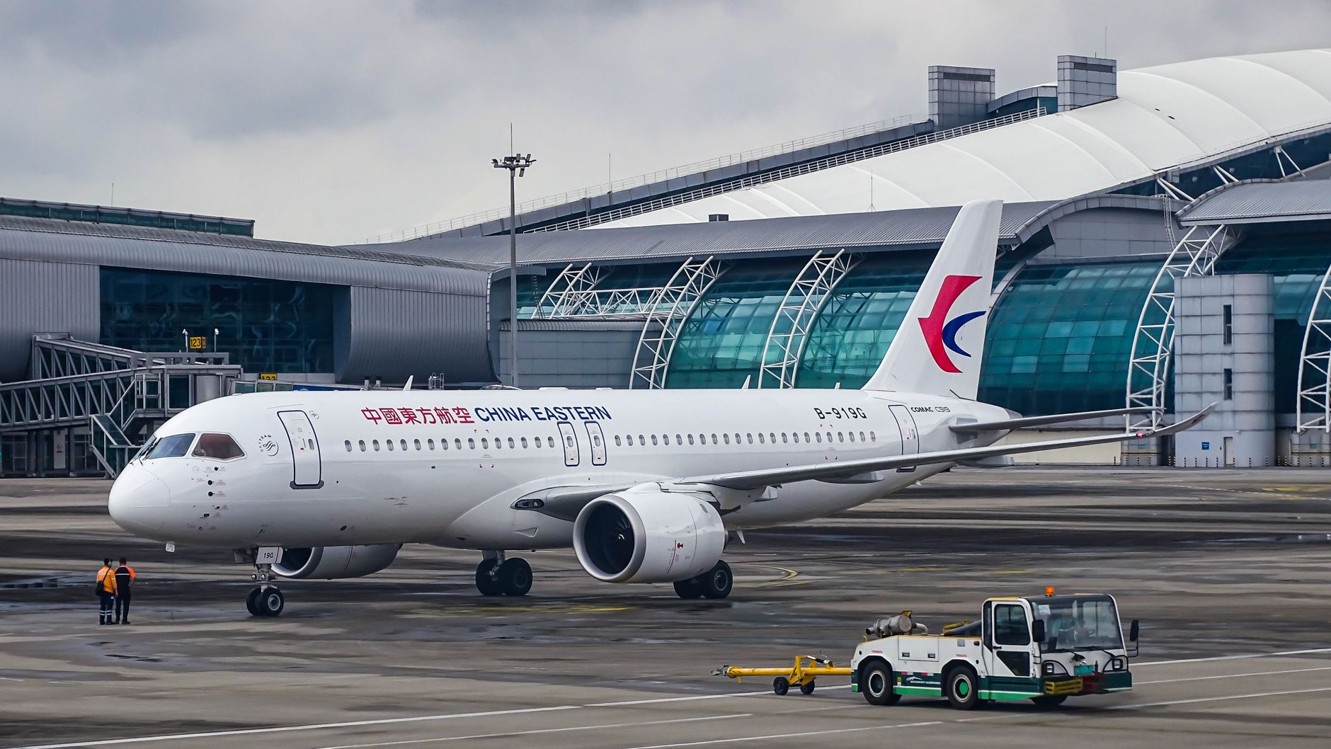 Vliegtuig van China Eastern Airlines