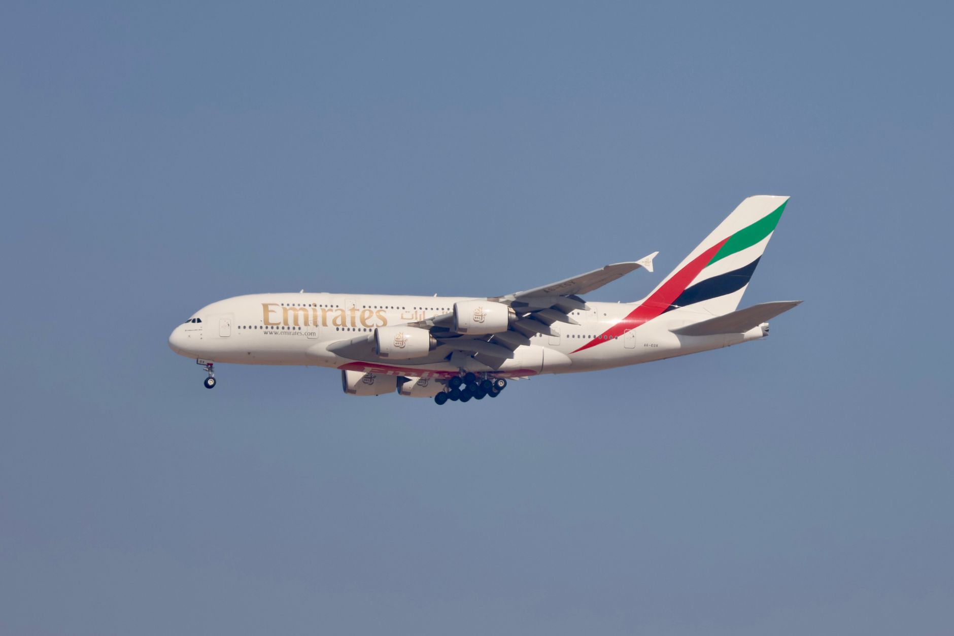 Vliegtuig van Emirates