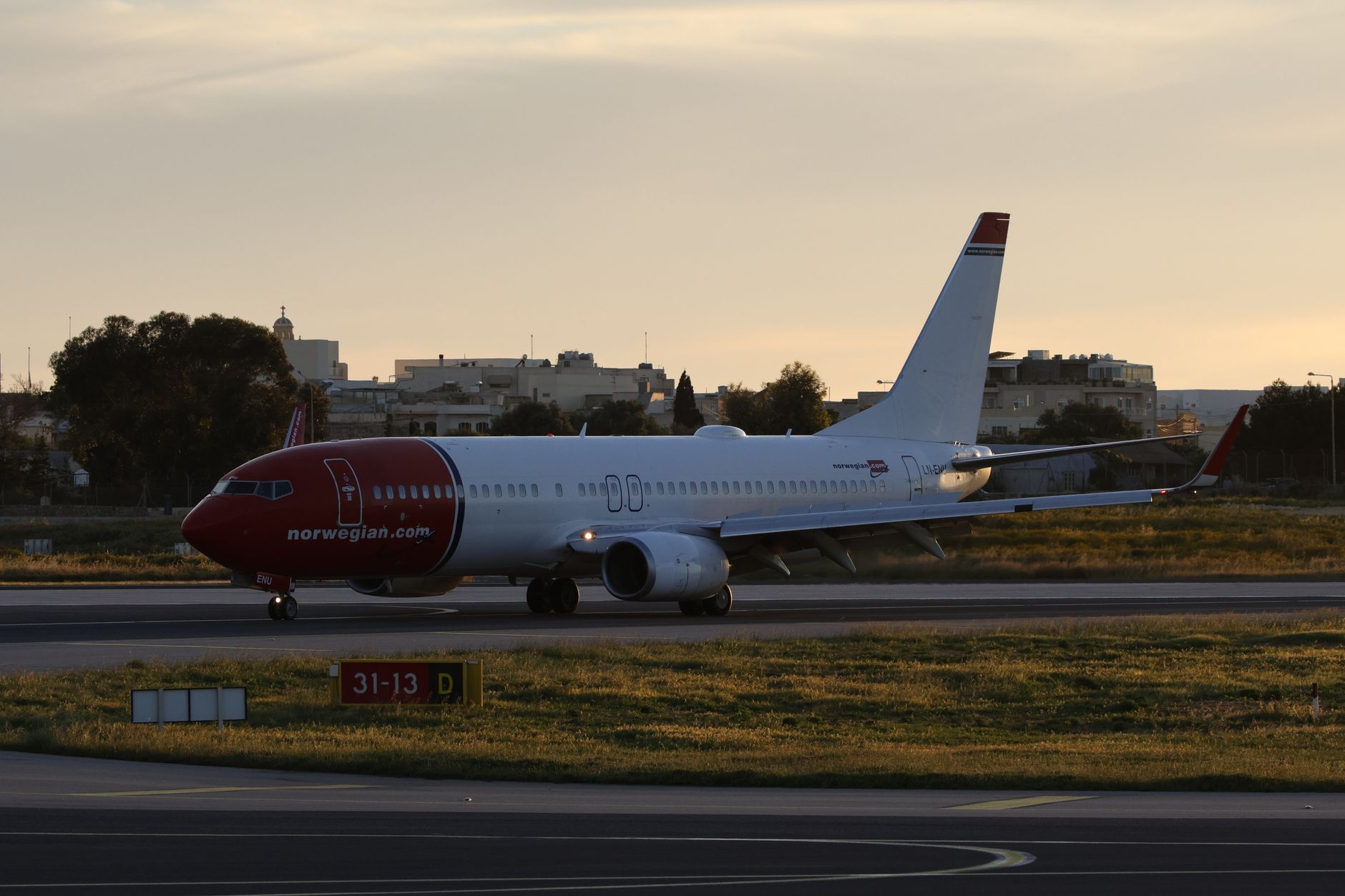 Vliegtuig van Norwegian
