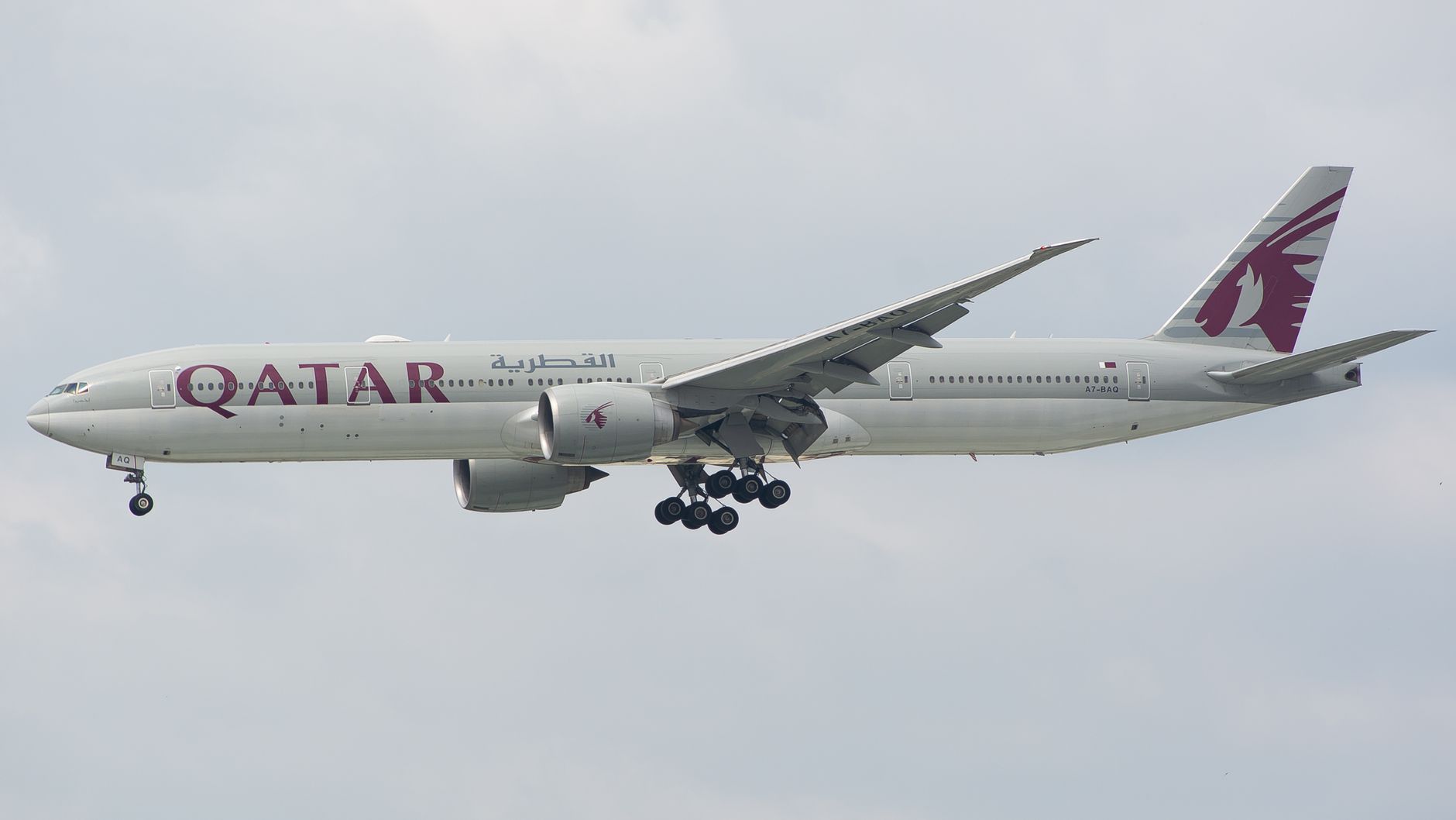Vliegtuig van Qatar Airways