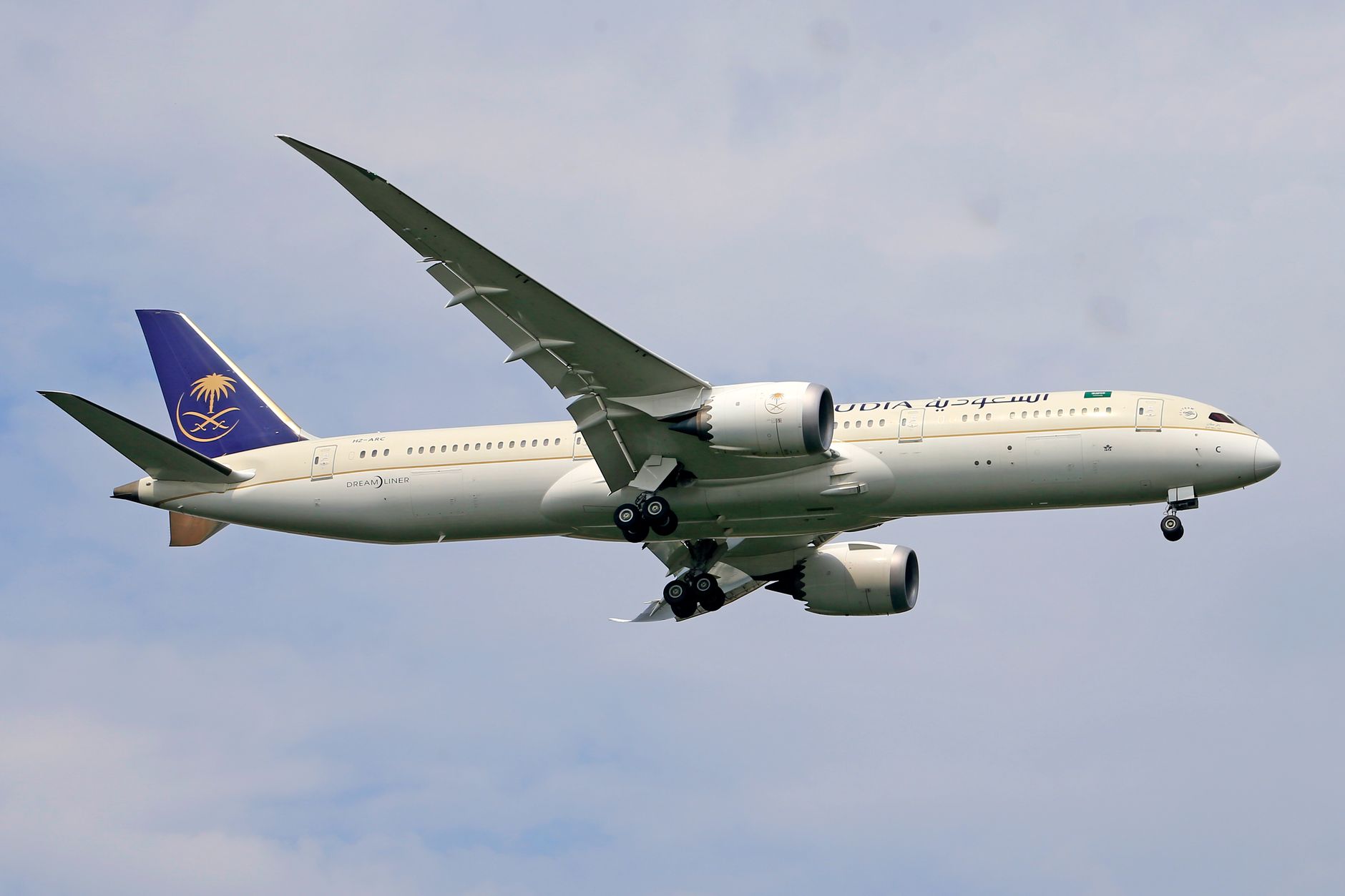 Vliegtuig van Saudia