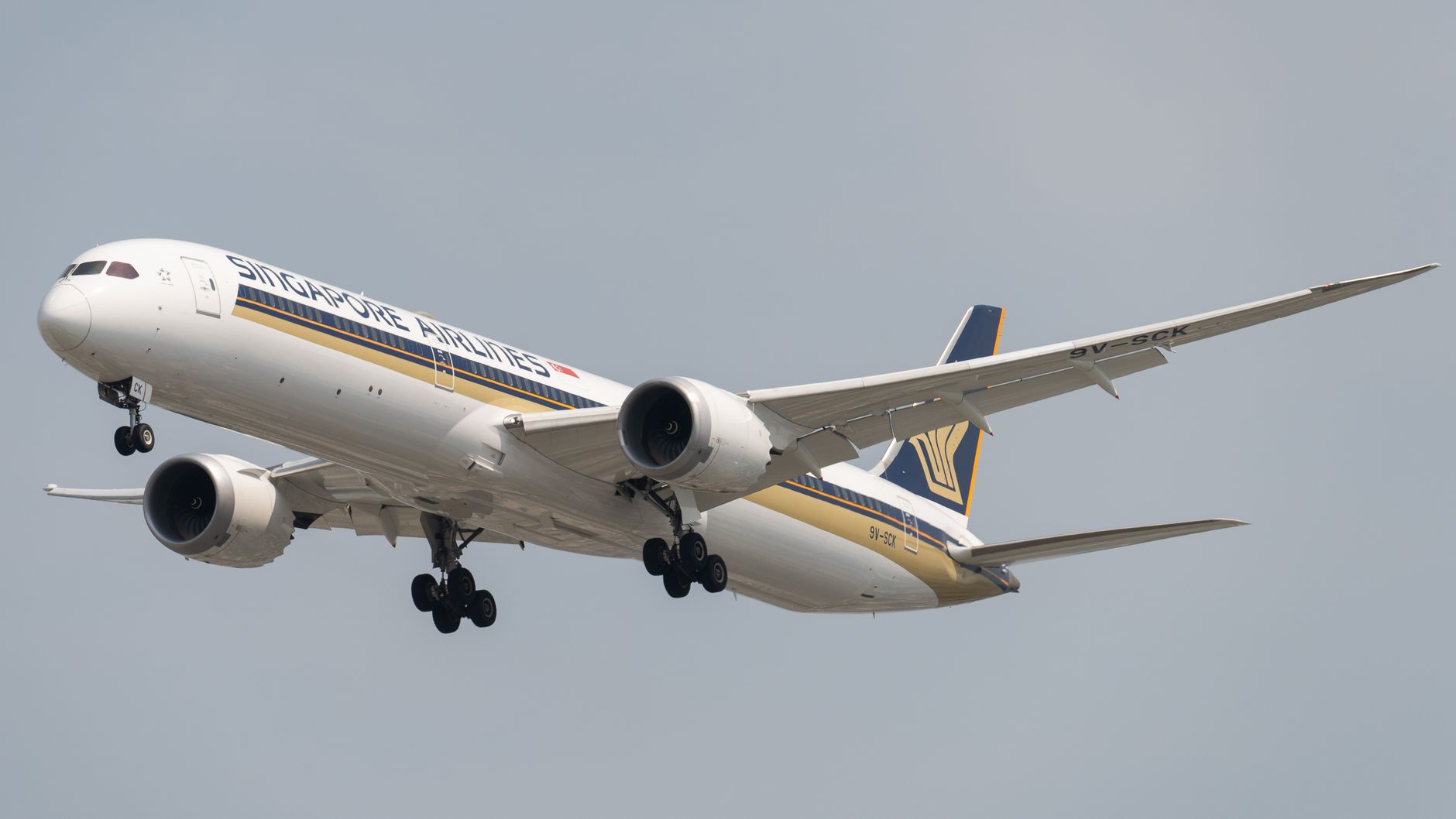 Vliegtuig van Singapore Airlines