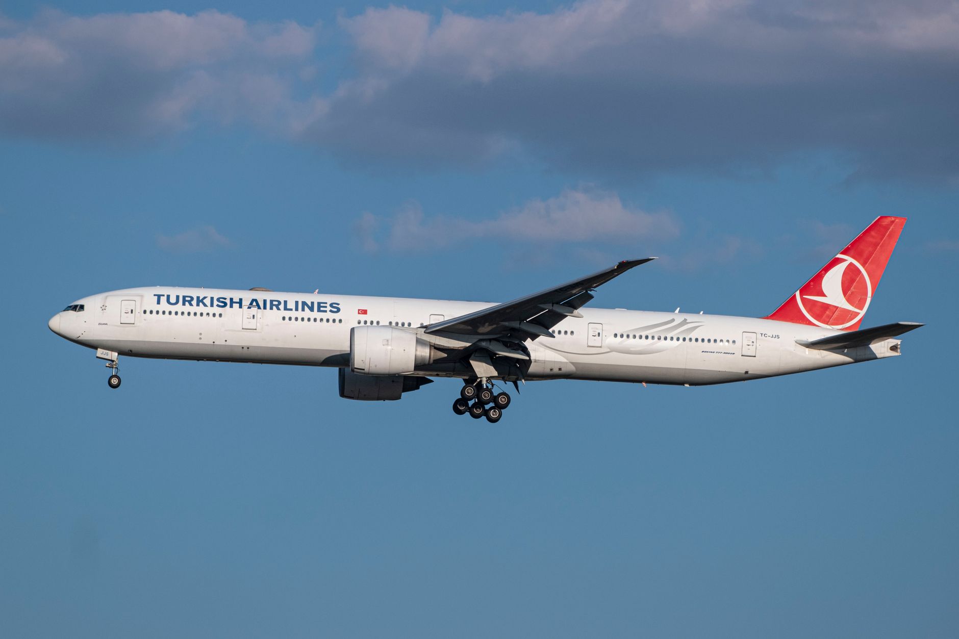 Vliegtuig van Turkish Airlines