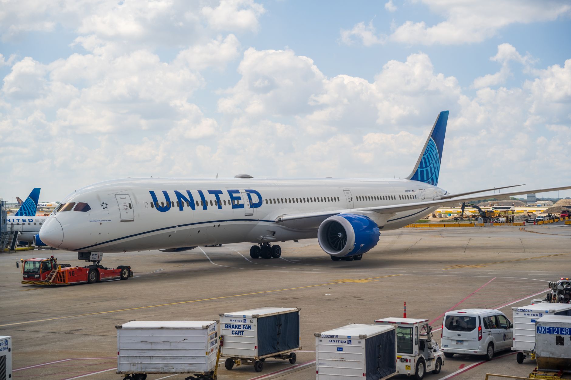 Vliegtuig van United Airlines